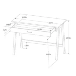 Paulo Wood Writing Desk With Drawer - Threshold™ -Threshold™ Sales Store GUEST a3818299 8a65 473a bf93 e5c5d6e1b99b