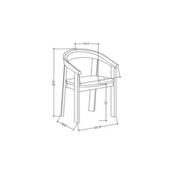 Terra Solid Wood Curved Back Dining Chair - Threshold™ Designed With Studio McGee -Threshold™ Sales Store GUEST a386c950 6b68 47a0 8004 10af9f6b52b5