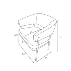 Rosemead Metal Frame And Rounded Back Faux Sherling Accent Chair Cream - Threshold™ Designed With Studio McGee -Threshold™ Sales Store GUEST a38c3411 f2c1 48f5 a6be 9a4cd093d081