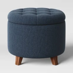 Tufted Round Storage Ottoman - Threshold -Threshold™ Sales Store GUEST ac3ff38e 3c31 442a 8cdd 27eb008a7b3d