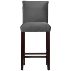 30" Velvet Parsons Barstool Wood - Threshold™ -Threshold™ Sales Store GUEST ae968ddc 385e 42db a7a9 708cb697a15f