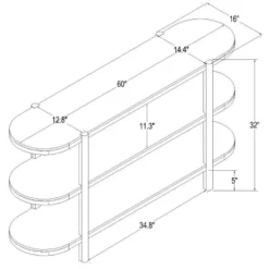 32" Portola Hills 3 Shelf Horizontal Bookcase - Threshold™ Designed With Studio McGee -Threshold™ Sales Store GUEST b29322d3 efb6 44c0 a459 930a88eaa026