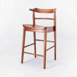 Kaysville Curved Back Wood Counter Height Barstool - Threshold™ Designed With Studio McGee -Threshold™ Sales Store GUEST baa82fbe ac12 4c2a 9ae3 99bba3e5e2ba