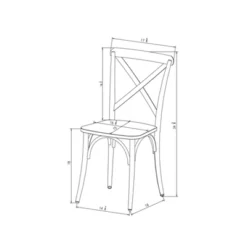 Set Of 2 Malden French Bistro Dining Chair Black - Threshold™ -Threshold™ Sales Store GUEST be93dcf6 6a27 4d9e 83a8 3927be01d462