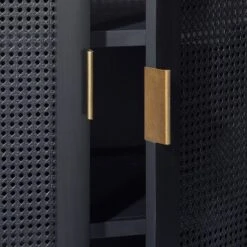 66" East Bluff Woven Cabinet Black - Threshold™ Designed With Studio McGee -Threshold™ Sales Store GUEST c257520a eec7 407a b715 3ee6acc782cd