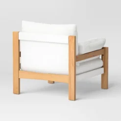 Canyon Slouchy Arm Rustic Wood Accent Chair Cream - Threshold™ 7 Canyon Slouchy Arm Rustic Wood Accent Chair Cream - Threshold™ -Threshold™ Sales Store GUEST c30d1d29 d7bc 4466 ba9d 2a488303b91a