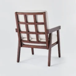 Grantsville Wood Frame Accent Chair With Grid Back - Threshold™ Designed With Studio McGee -Threshold™ Sales Store GUEST c413361e a903 45e3 9f19 7ac166bd22f3