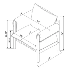 Arbon Wood Dowel Accent Chair With Cushion Arms - Threshold™ Designed With Studio McGee 11 Arbon Wood Dowel Accent Chair With Cushion Arms - Threshold™ Designed With Studio McGee -Threshold™ Sales Store GUEST c429d501 6755 4c8a 864f afd6717b29db