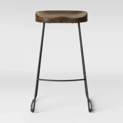 Hull Low Back Barstool Wood/Metal - Threshold -Threshold™ Sales Store GUEST c467520f f1d0 411f 89d8 1885382021e5