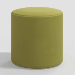 Round Thalia Ottoman In Velvet - Skyline Furniture -Threshold™ Sales Store GUEST c7225e9d 6b0c 40d2 9b8d a619e74b258f