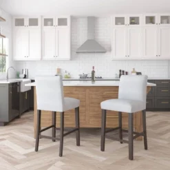 30" Velvet Parsons Barstool Wood - Threshold™ -Threshold™ Sales Store GUEST c793b497 cc23 4648 b1ae 8f17d61fb5d4