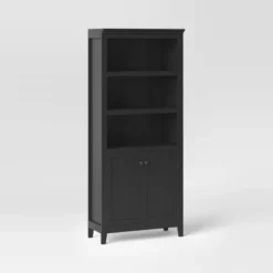 72" Carson 5 Shelf Bookcase With Doors - Threshold -Threshold™ Sales Store GUEST c99ab1ed 236d 46d0 bdd4 3e4025da50bb