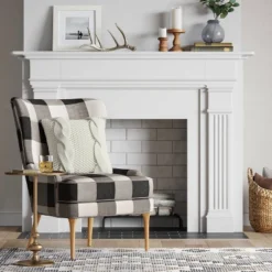 Londonberry Turned Accent Table Brass - Threshold