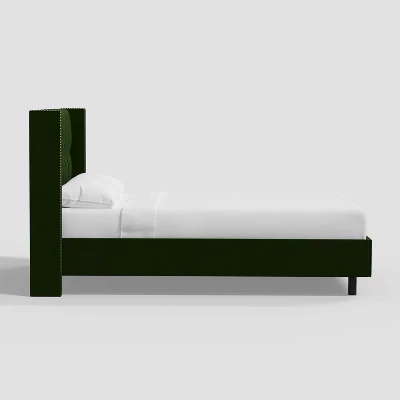 Louis Wingback Platform Bed In Luxe Velvet - Threshold™ 2 Louis Wingback Platform Bed In Luxe Velvet - Threshold™ - Image 2