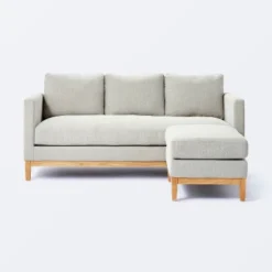 Woodland Hills Wood Base Sofa Light Gray - Threshold™ Designed With Studio McGee -Threshold™ Sales Store GUEST ccca059c 0892 4548 9413 b055d1449dad