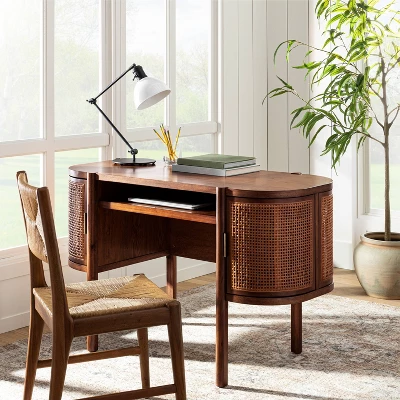 Portola Hills Caned Desk - Threshold™ Designed With Studio McGee 1 Portola Hills Caned Desk - Threshold™ Designed With Studio McGee