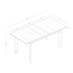 Bombelli Modern Extendable Dining Table Black - Threshold™ -Threshold™ Sales Store GUEST d055b2d2 601c 4c8f ab77 0d8884e1a723