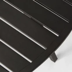 Fairmont 4-Person Round Patio Dining Table Black - Threshold™ -Threshold™ Sales Store GUEST de8cf5a5 26a2 4eba 9d7b e353f05fe674