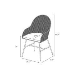 Landis Woven Backed Dining Chair With Cushion Natural - Threshold™ -Threshold™ Sales Store GUEST df94fefc 27db 465a bf7c cdcc6a70828f