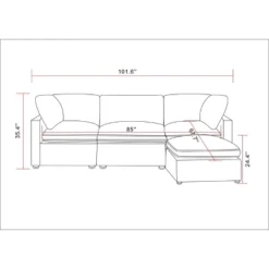 4pc Allandale Modular Sectional Sofa Set Gray - Threshold™ -Threshold™ Sales Store GUEST e98f9434 244c 4a06 a88e b03b6016a2f1