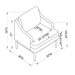 Howell Upholstered Accent Chair With Wood Base - Threshold™ Designed With Studio McGee -Threshold™ Sales Store GUEST eaa765f5 26c5 4ecb 8f54 dd96378e2465