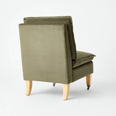Talbert Pillow Top Slipper Chair With Casters - Threshold™ Designed With Studio McGee 3 Talbert Pillow Top Slipper Chair With Casters - Threshold™ Designed With Studio McGee - Image 3