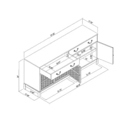 Brandeis Woven TV Stand For TVs Up To 60" Brown - Threshold™ Designed With Studio McGee -Threshold™ Sales Store GUEST edcf4db2 26a4 444b ba42 cd73d8a812f3