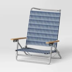 5 Position Beach Chair With Aluminum Frame & Wood Arms - Threshold™ -Threshold™ Sales Store GUEST f0ffb973 9fe5 4b27 a4dc 31a9ae2eef17