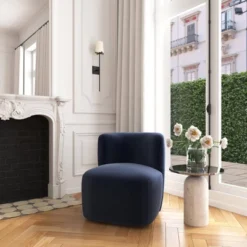 Neko Swivel Chair In Luxe Velvet - Threshold™ -Threshold™ Sales Store GUEST f64e651e 4b15 4042 ae83 2f3db6e8813f