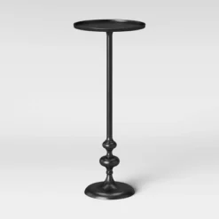 Londonberry Turned Metal Accent Table Black - Threshold™ -Threshold™ Sales Store GUEST f6fb4cf2 6e25 4ecd 9288 beaa0df56319