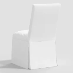 Samy Skirted Slipcover Dining Chair Twill White - Threshold™ -Threshold™ Sales Store GUEST fc284e5f 3d25 4ea3 bd44 ca349bd81099