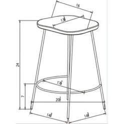 Metal Base Counter Height Barstools With Wood Seat Brown - Threshold™ Designed With Studio McGee -Threshold™ Sales Store GUEST fc6ba567 7d0a 4f6c a2d1 6fb42b1cfa64